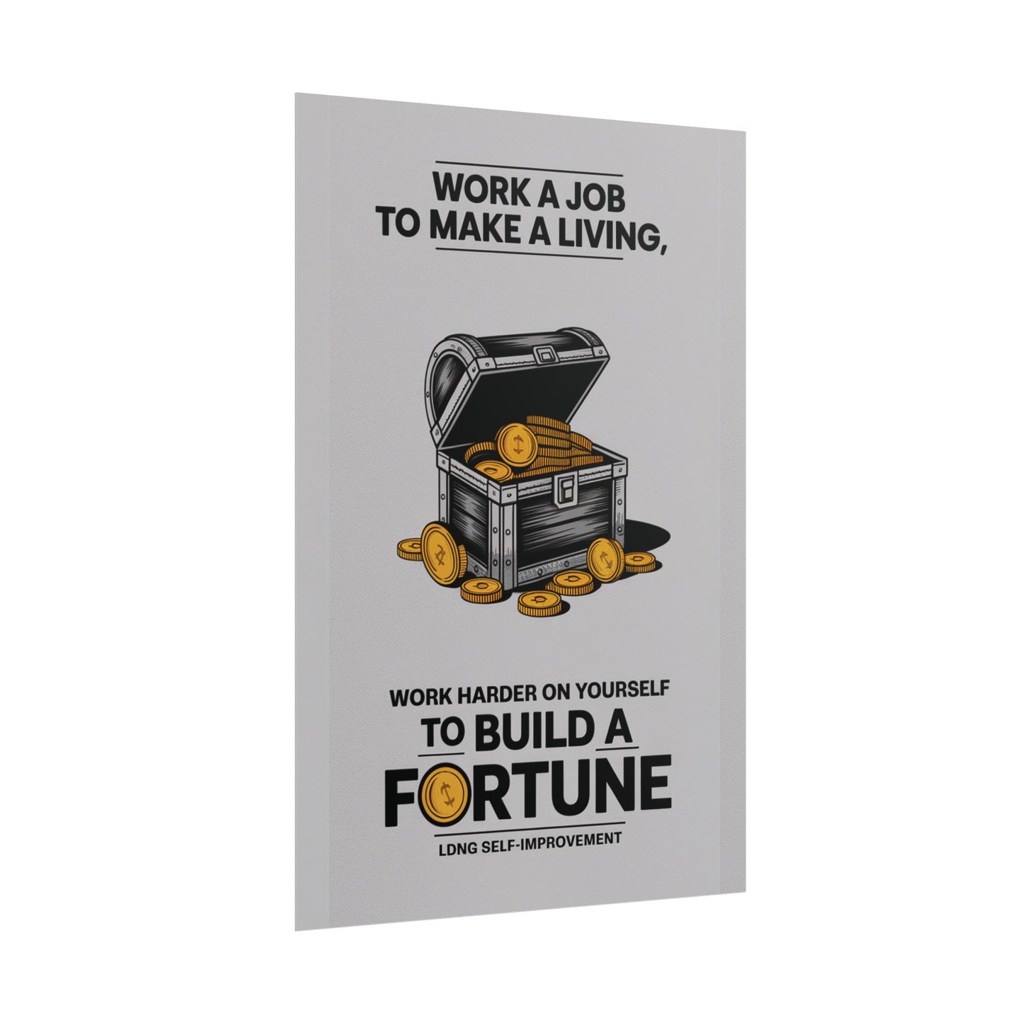 Invest in Yourself: The Path to True Success" Poster